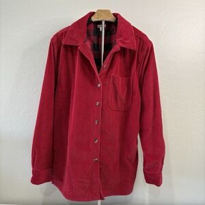 L.L. Bean Red Button Down Shirt